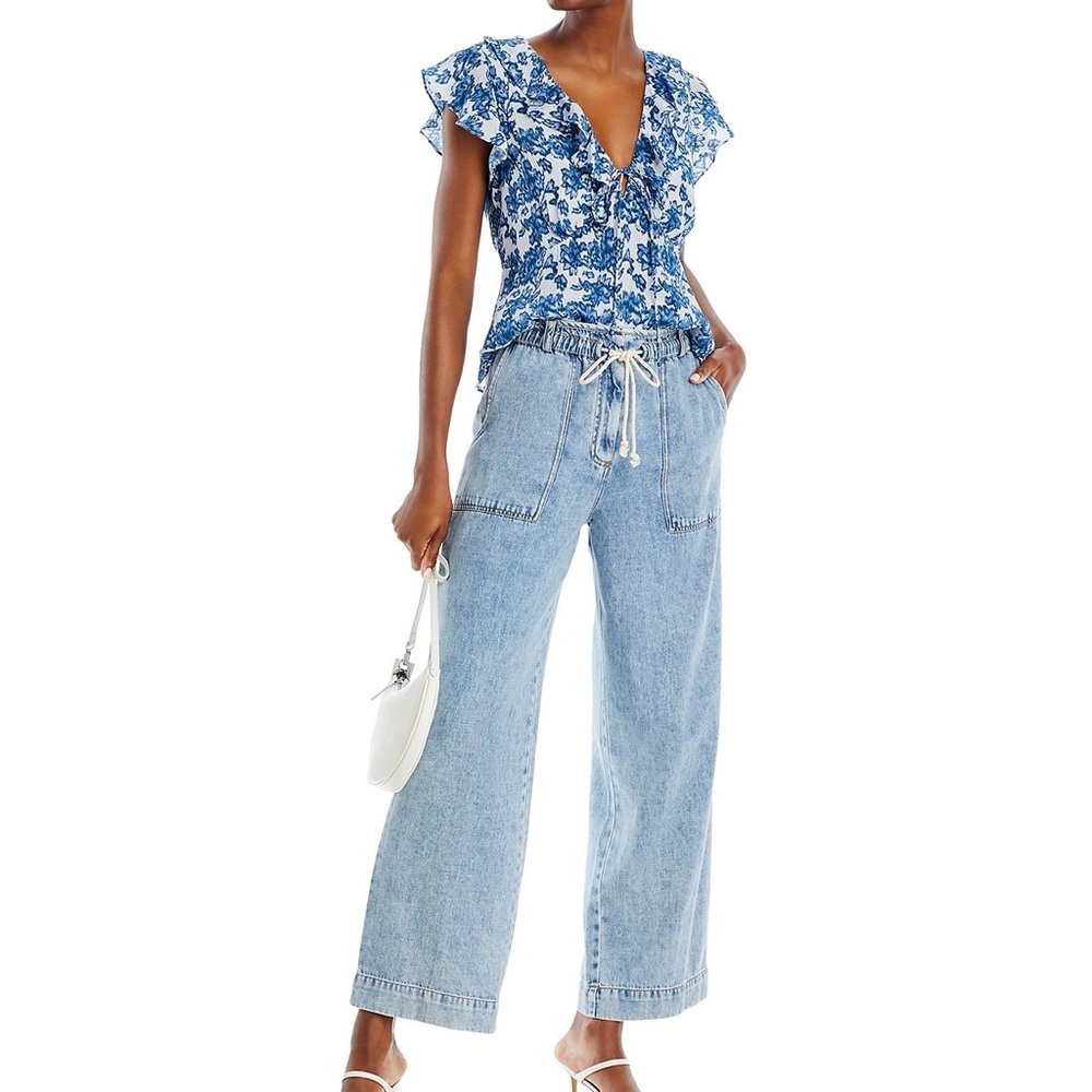 Rails Ryan Drawstring  Wide Leg Jeans